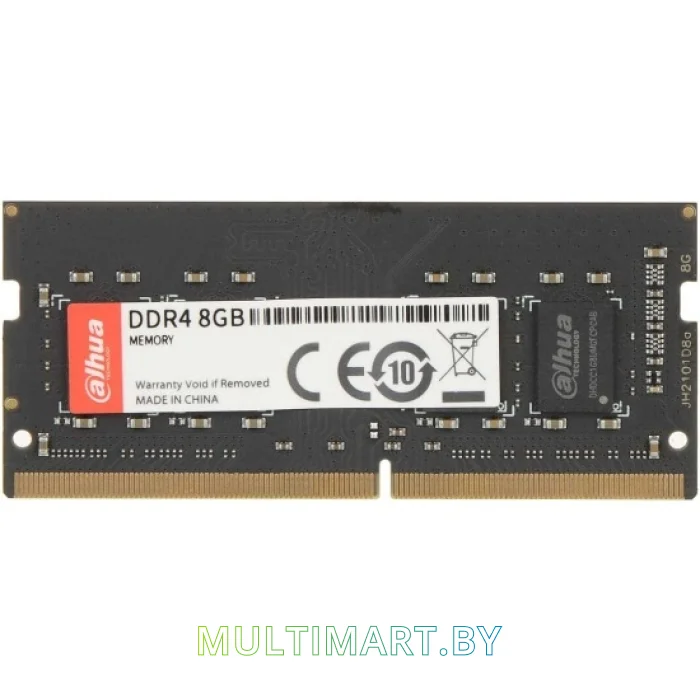 Оперативная память Dahua 8GB DDR4 SODIMM PC4-21300 (DHI-DDR-C300S8G26)